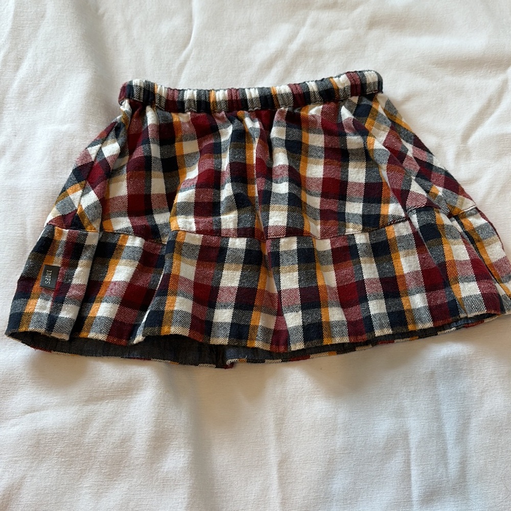 Toddler Girls Plaid Skirt - Picture 3 of 4